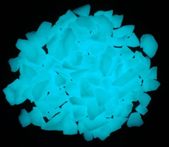 Glow Gravel Aqua Blue