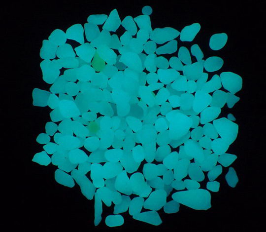 Polished Glow in the dark Granules 3-5mm