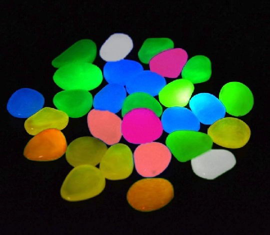 Colorful Glow pebble